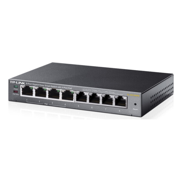 

Коммутатор TP-LINK TL-SG108PE 8x1GE/4xPoE 65.2W, EasySmart