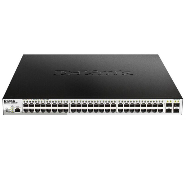 

Коммутатор D-Link DGS-1210-52MPP/ME 48x1GE PoE, 4xSFP, PoE-бюджет 740Вт, L2