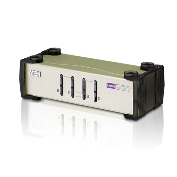 

4-портовый, USB, VGA, КВМ-коммутатор