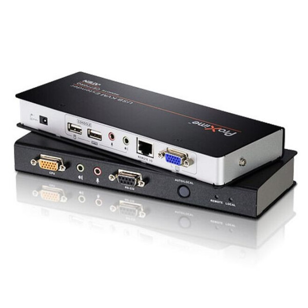 

Aten CE770 USB, VGA, аудио, КВМ-удлинитель по кабелю Cat 5 с поддержкой Deskew