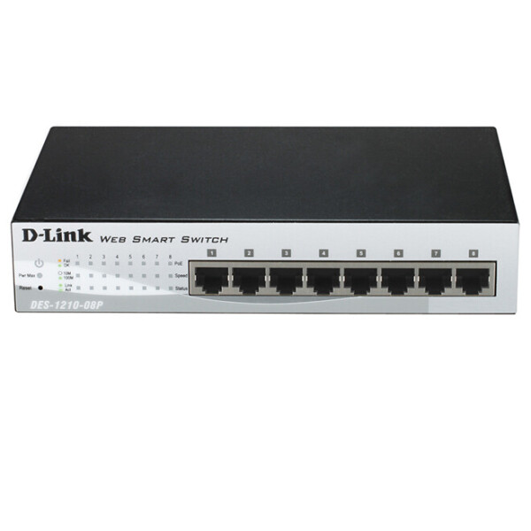 

Коммутатор D-Link DES-1210-08P 8ports 10/100 PoE