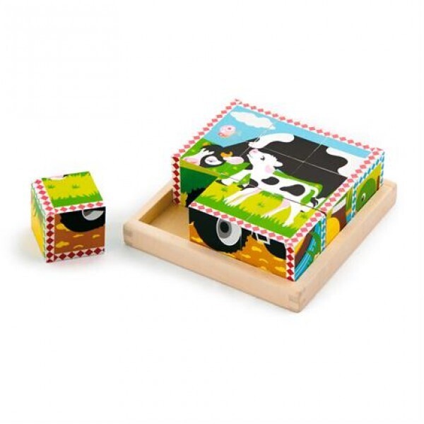 

Пазл-кубики Viga Toys "Ферма" (59789)