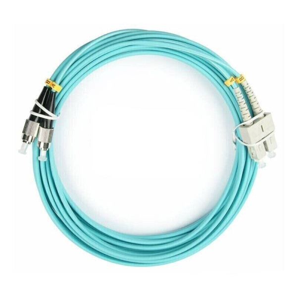 

Оптический патчкорд FiberWell Duplex SC/UPC-FC/UPC MM(OM3) 1м