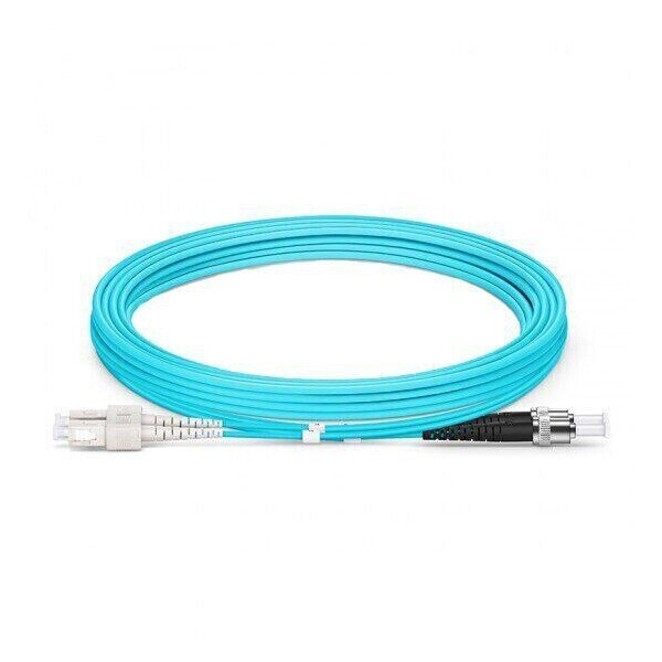 

Оптический патчкорд FiberWell Duplex ST/UPC-SC/UPC MM(OM3) 5м