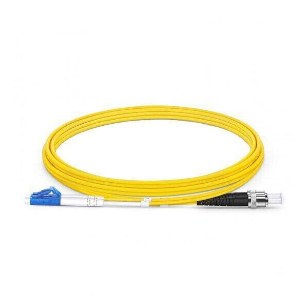 

Оптический патчкорд FiberWell Duplex ST/UPC-LC/UPC SM 10м