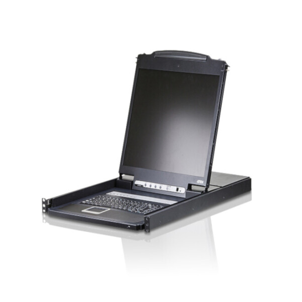 

CL1308N-ATA-RG 8-портовый, SINGLE RAIL PS/2, VGA, КВМ-коммутатор с ЖК дисплеем 19″
