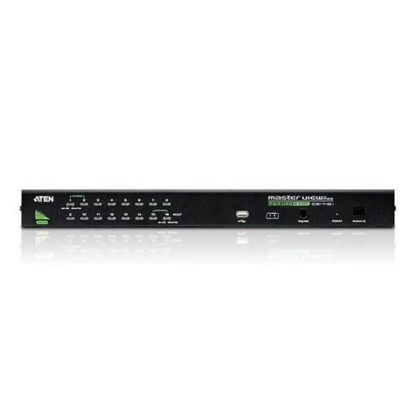 

Aten CS1716A 16-портовый, PS/2, USB, VGA, КВМ-коммутатор с разъемом гирляндного подключения