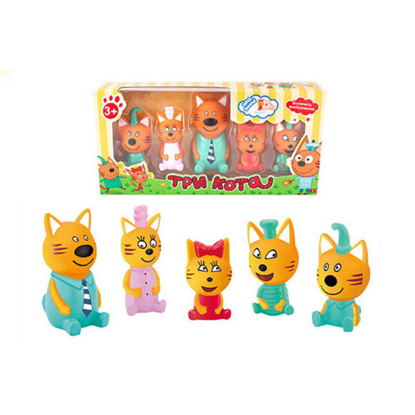 

Игровой набор Три кота Папа - Котя, Компот, Коржик, Карамелька (мРіз3014)
