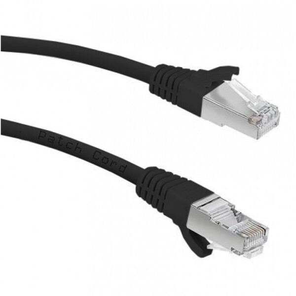 

Патч-корд Electronical S/FTP cat.6A RJ45 2м медь черный PC005-C6A-200BK