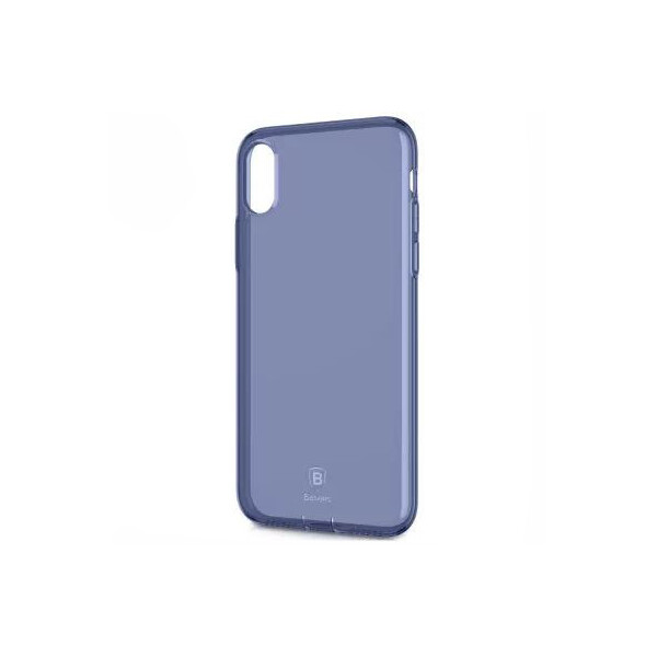 

TPU чехол Baseus Simple Ultrathin для Apple iPhone X (5.8) / XS (5.8) с заглушкой Синий / Transparent Blue (67056)