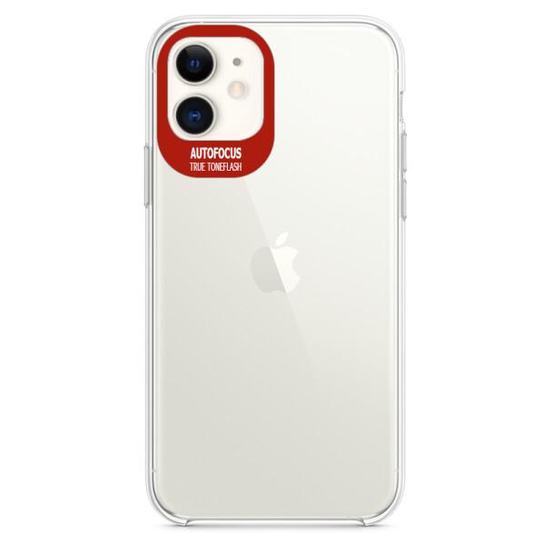 

TPU чехол Epic clear flash для Apple iPhone 11 (6.1) Бесцветный / Красный (111934)