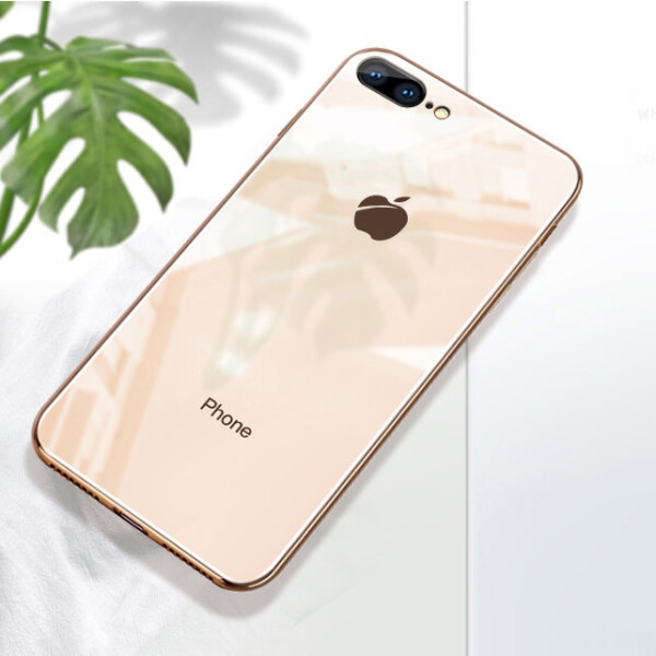 

TPU чехол GLOSSY LOGO для Apple iPhone 8 plus (5.5) Золотой (105605)