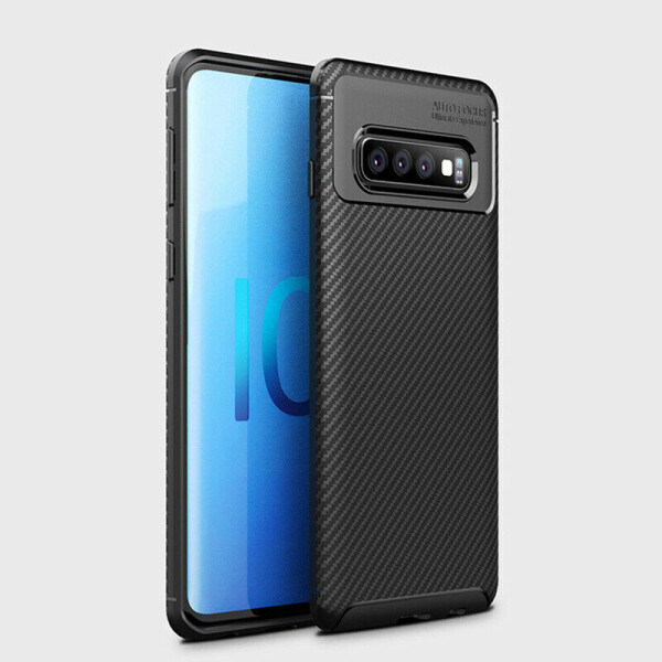 

TPU чехол iPaky Kaisy Series для Samsung Galaxy S10+ Черный (98960)