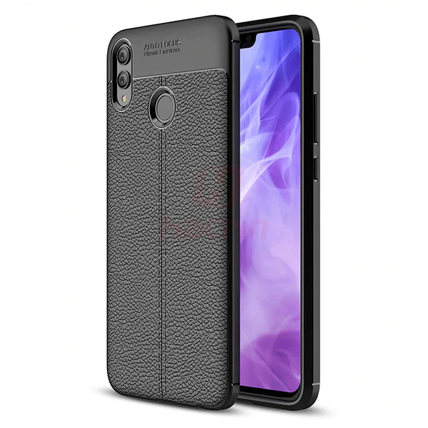 

TPU чехол iPaky Litchi Series для Huawei Honor 8X Черный (89779)