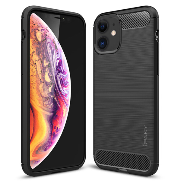 

TPU чехол iPaky Slim Series для Apple iPhone 11 (6.1) Черный (112904)