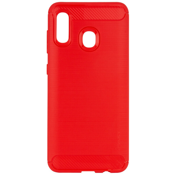 

TPU чехол iPaky Slim Series для Samsung Galaxy A20 (A205F) Красный (102123)