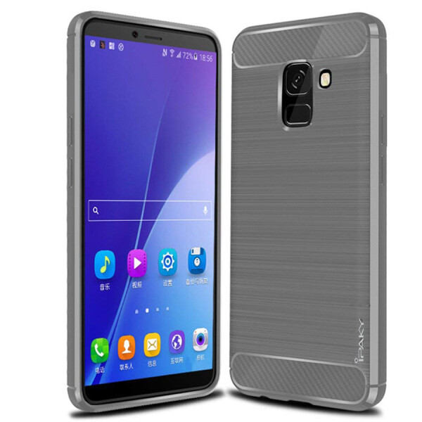 

TPU чехол iPaky Slim Series для Samsung J600F Galaxy J6 (2018) Серый (82115)