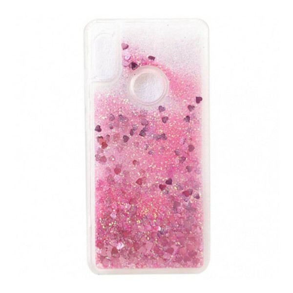 

TPU чехол Liquid hearts для Samsung Galaxy A20 (A205F) Розовый (105473)