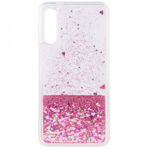 

TPU чехол Liquid hearts для Samsung Galaxy A70 (A705F) Розовый (105469)