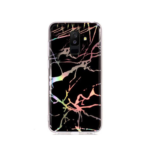 

TPU чехол Marble Series для Samsung Galaxy A6 Plus (2018) Черный (92575)
