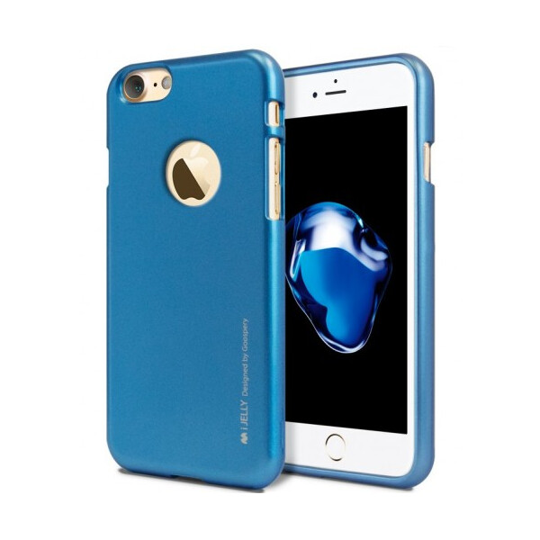 

TPU чехол Mercury iJelly Metal series для Apple iPhone 7 / 8 (4.7) Синий (52424)