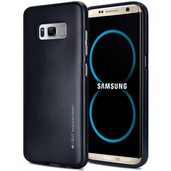 

TPU чехол Mercury iJelly Metal series для Samsung G955 Galaxy S8 Plus Черный (58611)