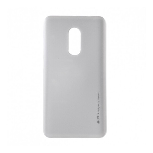 

TPU чехол Mercury iJelly Metal series для Xiaomi Redmi Note 4 Серебряный (54435)