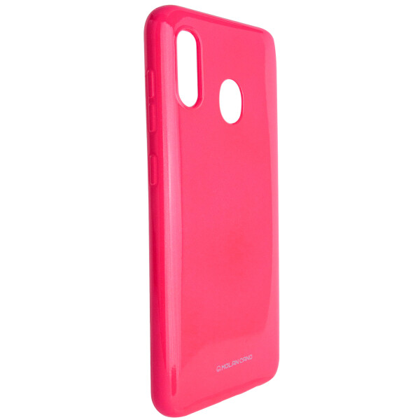 

TPU чехол Molan Cano Glossy для Samsung Galaxy A20 / A30 Малиновый (105703)
