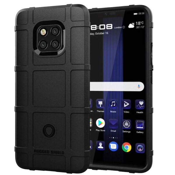 

TPU чехол Rugged Shield для Huawei Mate 20 Pro Черный (95123)