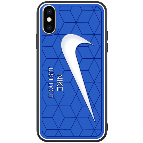 

TPU Чехол Sneakers для Apple iPhone XS (5.8) Синий / Nike (119120)