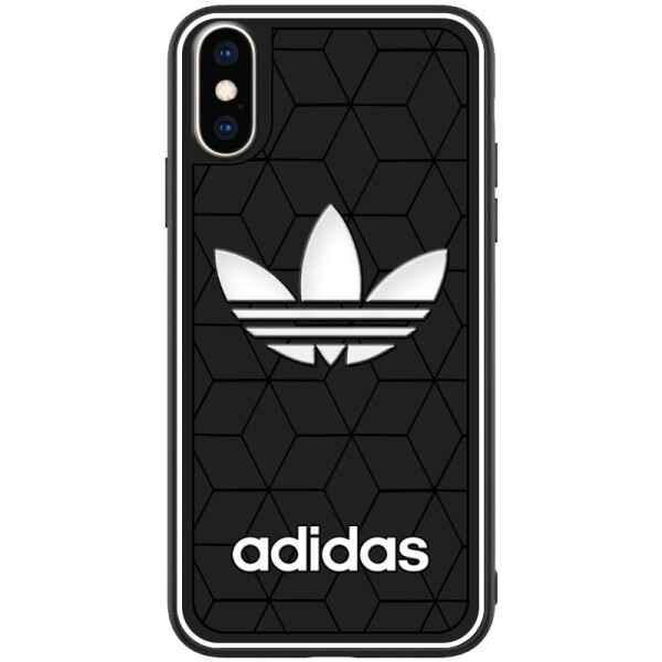 

TPU Чехол Sneakers для Apple iPhone XS Max (6.5) Черный / Adidas (119126)