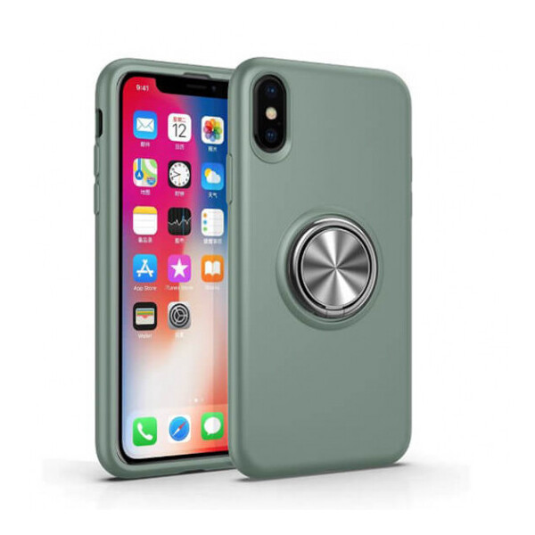 

TPU чехол Summer ColorRing под магнитный держатель для Apple iPhone X (5.8) Салатовый (103573)