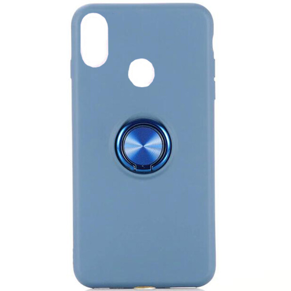 

TPU чехол Summer ColorRing под магнитный держатель для Samsung Galaxy A20 / A30 Синий (105369)