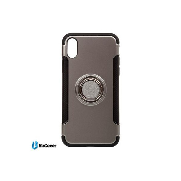 

Чехол для моб. телефона BeCover Magnetic Ring Stand Apple iPhone X/XS Grey (701783) (701783)