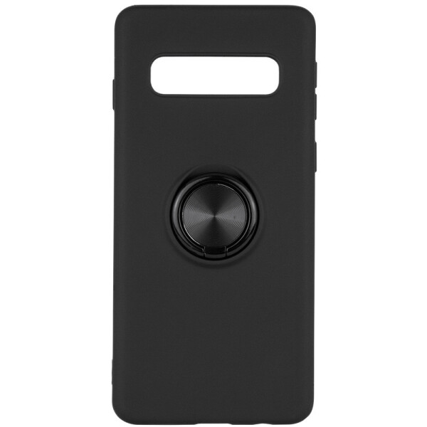 

TPU чехол Summer ColorRing под магнитный держатель для Samsung Galaxy S10+ Черный (103616)