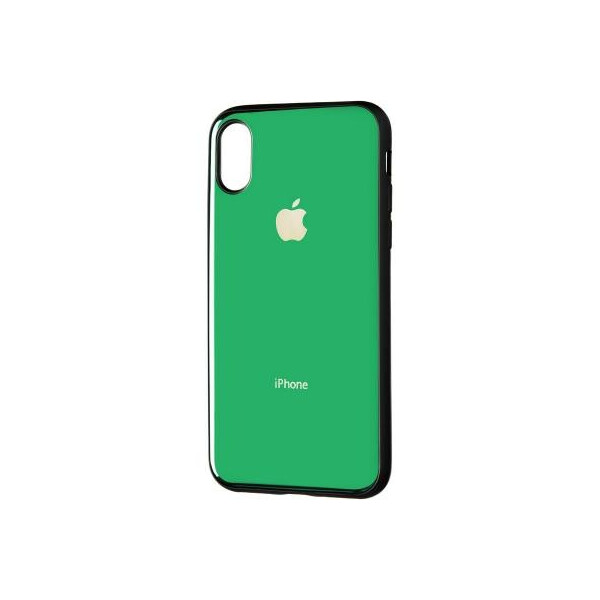 

Чехол для моб. телефона Gelius Metal Glass Case for iPhone X/XS Green (00000077021)