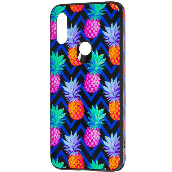 

TPU+Glass чехол Cute Print для Xiaomi Redmi Note 7 / Note 7 Pro / Note 7s Ананасы (109539)