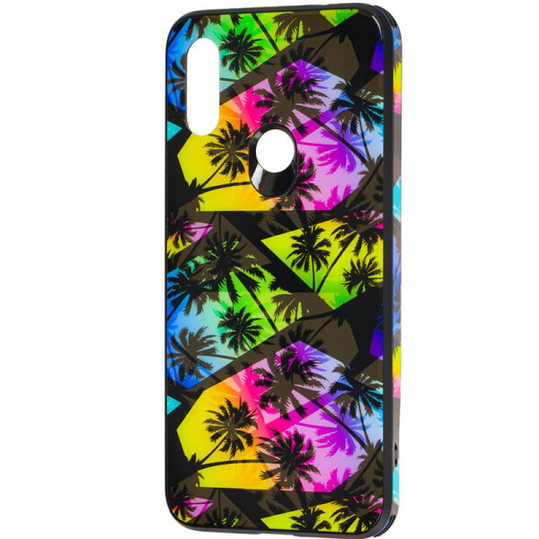 

TPU+Glass чехол Cute Print для Xiaomi Redmi Note 7s Пальмы (109545)