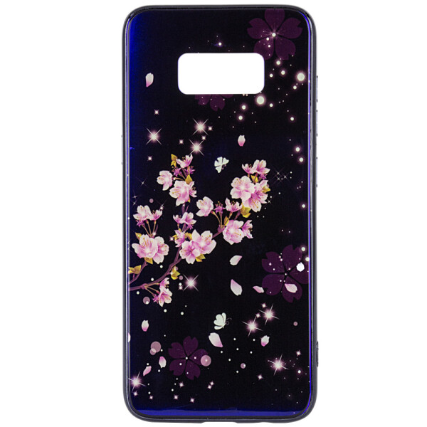 

TPU+Glass чехол Fantasy с глянцевыми торцами для Samsung G950 Galaxy S8 Цветение (91340)