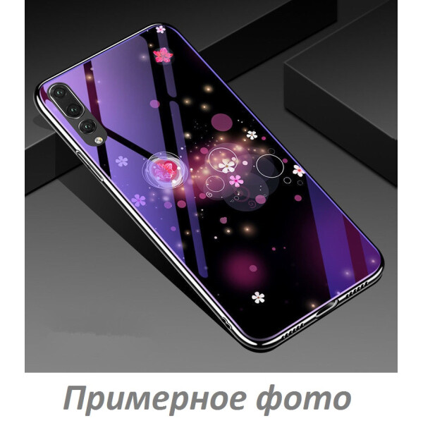 

TPU+Glass чехол Fantasy с глянцевыми торцами для Xiaomi Redmi S2 Пузырьки и цветы (82367)