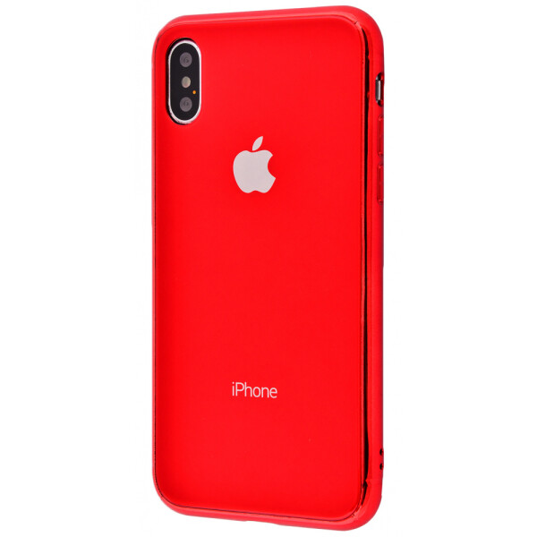 

TPU+Glass чехол Glamor для Apple iPhone XS Max (6.5) Красный (116010)