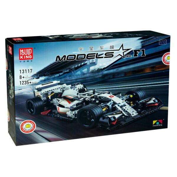 

Конструктор гоночный автомобиль Formula 1 на 1235 деталей Mould King 13117.