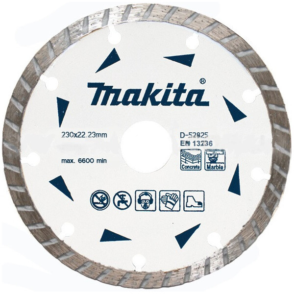 

Алмазный диск 230 мм Makita (D-52825)