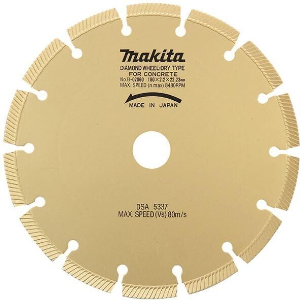 

Алмазный диск 180 мм Makita (B-02060)