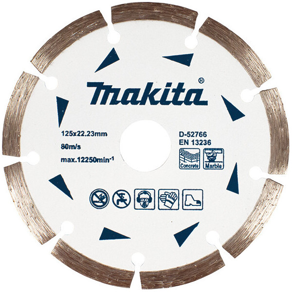 

Алмазный диск 125 мм Makita (D-52766)