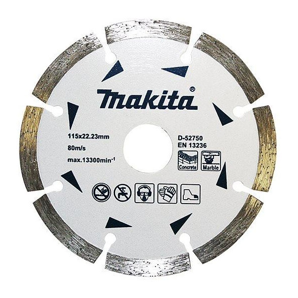 

Алмазный диск 115 мм Makita (D-52750)