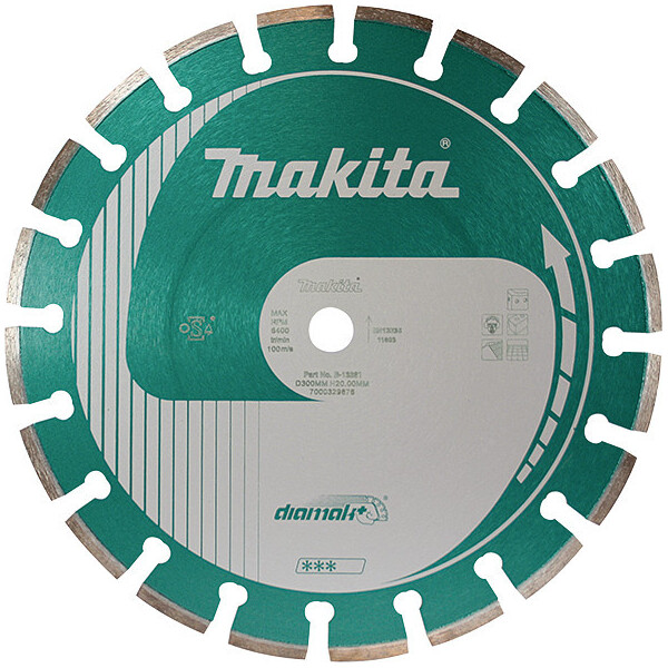 

Алмазный диск 125 мм Makita Diamak Plus (B-16916)