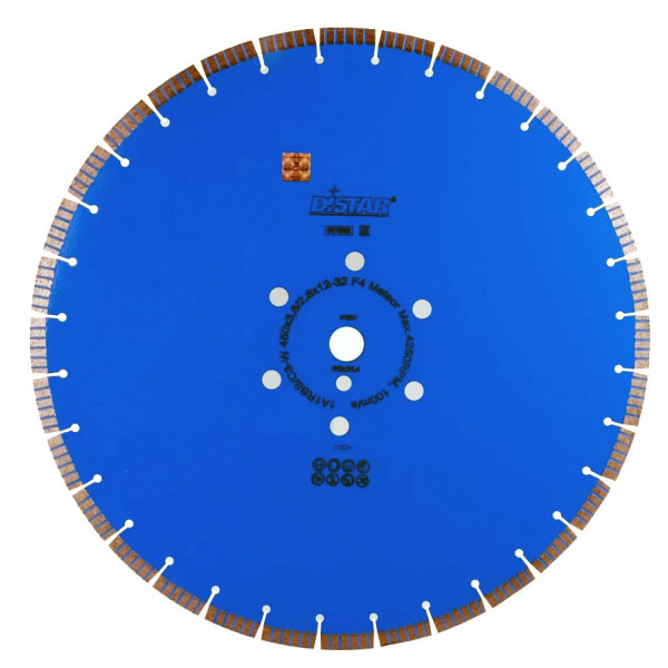 

Круг алмазный отрезной Distar 1A1RSS/C3-W 450x3,8/2,8x12x25,4-32 F4 Metеor (12385055028)