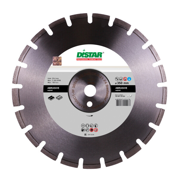 

Круг алмазный отрезной Distar 1A1RSS/C1-W 350x3,2/2,2x9x25,4-21 F4 Bestseller Abrasive (12485129024)