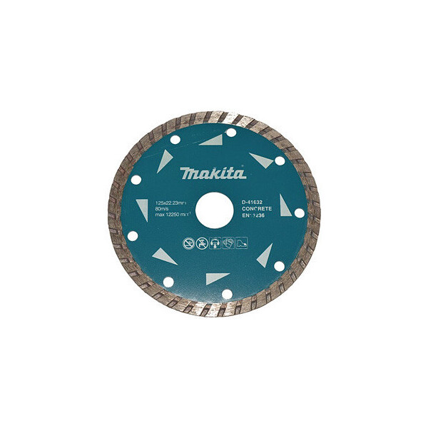 

Алмазные диски 125 мм Makita по бетону (D-41632)